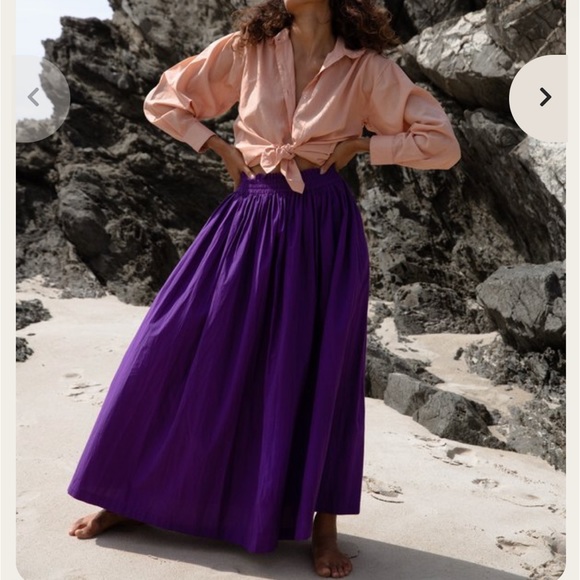 Little Tienda Esme Maxi Full Skirt LeViolette - Picture 1 of 7